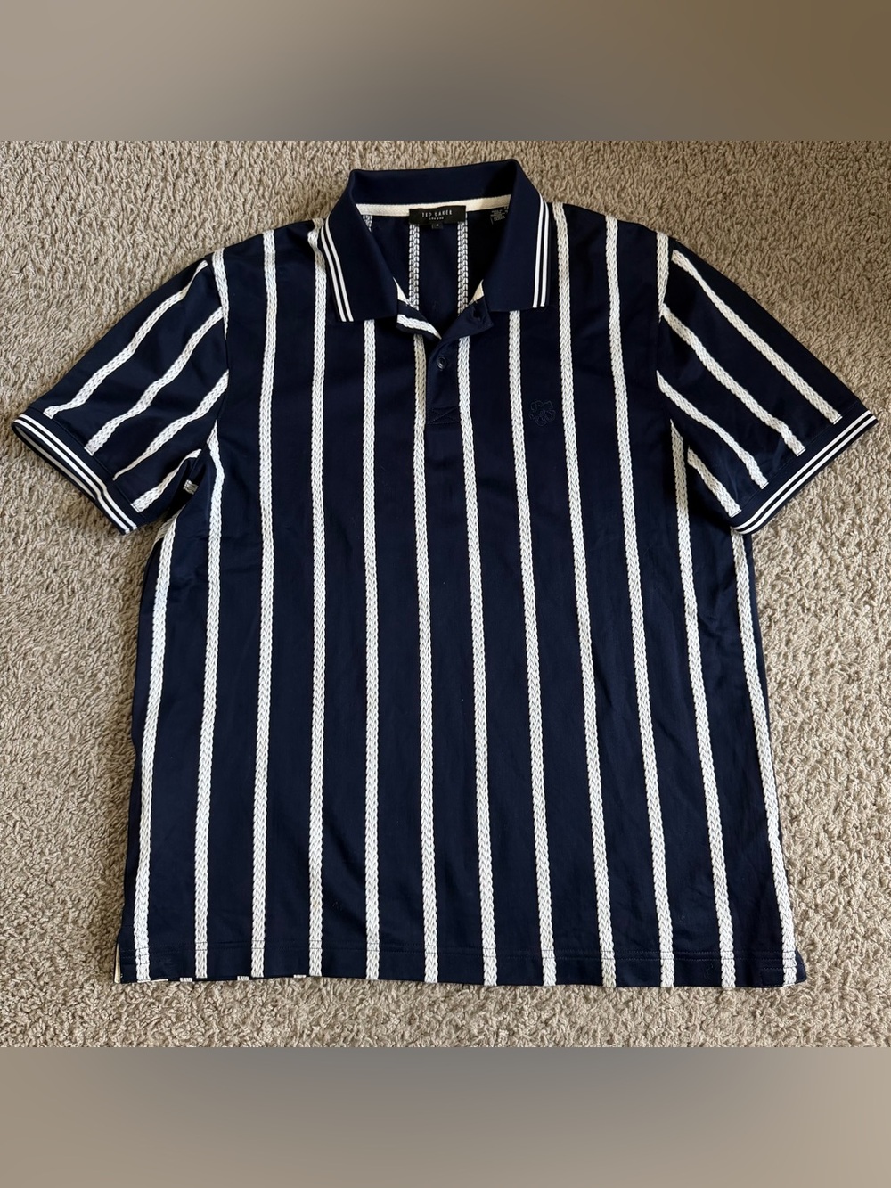 Ted Baker London Kimbell Striped Polo Shirt